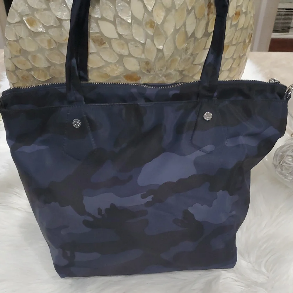MZ Wallace Black and Gray Camo  Tote Bag with Durable Design - Picture 15 of 15